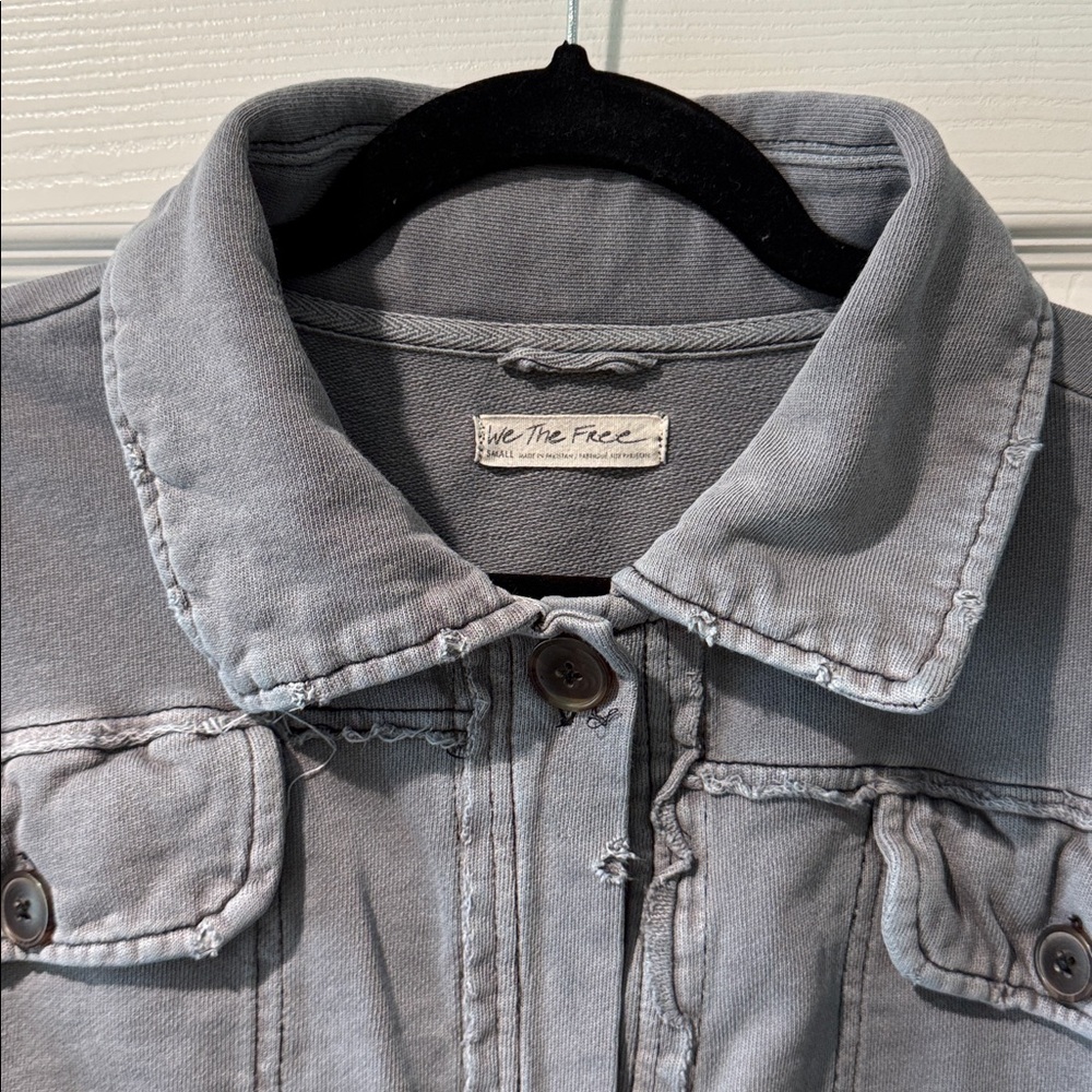 We The Free Cropped Shacket - Picture 4 of 12